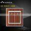 2016 Newest British Standard Wooden Color 2 Gang 1 Way Wall Switch