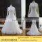 Real Works Appliques Muslim Bridal Wedding Dress Long Sleeve Ball Gown