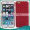 High Quality Rhombic Woven Pattern PC Clear Case for iPhone6 Plus Cover Case