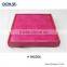 Colorful Faux leather folding storage footstool, Guangzhou factory supply PU storage ottoman