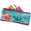 waterproof Neoprene 3 zipper pencil case pencil holder pencil bag
