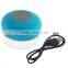 Factory wholesale Wireless stereo Bluetooth 3.0 Waterproof Outdoor & Shower Mini Speaker with 3W