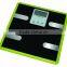 super large glass digital body fat kcal weighing scale with touch button 330*330