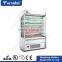 CE Approval Stainless Steel Refrigeration Commercial Freezer Showcase