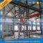 heavy duty 5m china supplier vertical hydraulic guide rail lift