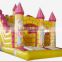 PVC 0.55MM PVC tarpaulin Material and Castle Type inflatable princess bouncy castle