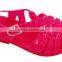 2015 Sweet Girl Jelly Sandal Shoes Buckle Strap Rain Sandals