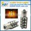 Amber color BA15S smd led bulbs with T10 S25 1156 1157 3156 3157 7440 7443 base