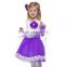 2015 Hot sale baby girl wedding dress for American boutique fancy girls party dress birthday dress for baby girl