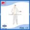 Nonwoven Fabric FDA CE ISO Cetificate Industrial PP SMS OEM Design Blue White Breath Film Disposable Protection Coverall