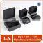 personalized black luxury leather cufflink box