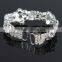 Fashion Women Bikini Connector Crystal Rhinestone Sliver Tone Belt Buckle Sewing Craft DIY