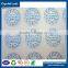 Self adhesive blank destructive sticker label