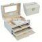 Cheapest hot sale leather jewelry store boxes