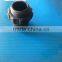 Metal tube plastic connector
