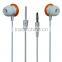 free sample wired earphones mini ear earbuds stereo long cable