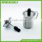 ZFH-0013 High grade Stainless steel BBQ tool Oil cup Silicone brush PP head Handle Convenient cleaning set
