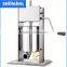 LFGB 10L Shunling factory professional commercial hot dog sausage stuffing machine