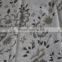 New rustic style USA hotel printed linen looks curtain fabric manufacturer