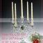 wedding decorative crystal glass candelabra for event