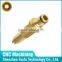 Custom precision cnc machining brass spindle in China