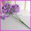 5 heads blue and white hydrangea bouquet cheap artificial hydrangea flower
