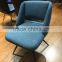 TB fancy living room new design dining chair blue fabric italian dining chairs