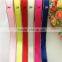 Wholesale Fashion Tape Polyester Satin Ribbon With Golden Edges For Wedding invitation Card Packaging 25yds/roll