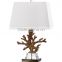 Best selling decorative table lamp made in china fancy table lamp stand with fabric shades