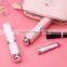 2016 New Wholesale mini automated selfie stick lip gloss selfie stick with cable for iphone and Android Smart phone
