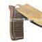 2016 wholesale wooden hair moustache v comb