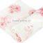 Custom print 100% cotton baby muslin swaddle for newborn baby