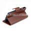 high quality Brown color PU leather case for iphone 6 cover