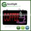 LED Open Display Sign Cafe Shop Bar Pub Light with Power Cable