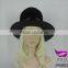 Black flannelette tall hat halloween party hat