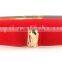 fashion gold metal belts in red /Lady fashion Golden mirror belt for dress
