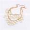Hot Selling White Pearl Choker Vintage Pendant Statement Necklace Women Necklaces & Pendants Fashion Necklaces for Women 2014