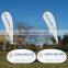 Wrinkle Free Polyester Custom Logo Glass Advertising Banner Stand