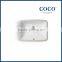 K-I1004 porcelain Wall hung basin with half pedestal best price