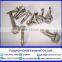 Self-drilling and tapping screws with collar ,Hexagon flange head , HDG /Galvanized with black /yellow zinc plated/blue white