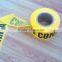 Popular ! Yellow caution warning tape non-adhesive