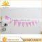 Hot sale party banner colorful dot string flag cheap party pennant decorations
