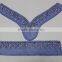 Fancy neck trim and waist trim set for prom dress