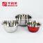 Stainless Steel Colored Bowls/Basins Set,3 pieces,20cm/24cm/28cm