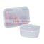 Semitransparent Crisper Plastic Lunch Box in BPA Free