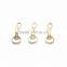 11.5mm Gold Metal Mini Snap Hooks