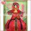 11 inches collectible Chinese plastic bride doll dress