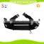 color reflect zipper running waist bag