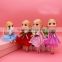 Top selling amazon Mobile phone bag chain wedding derss ddung pendant Korea dolls keychain