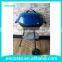 Blue Oval Portable Charcoal bbq Grill Metal With Wheel